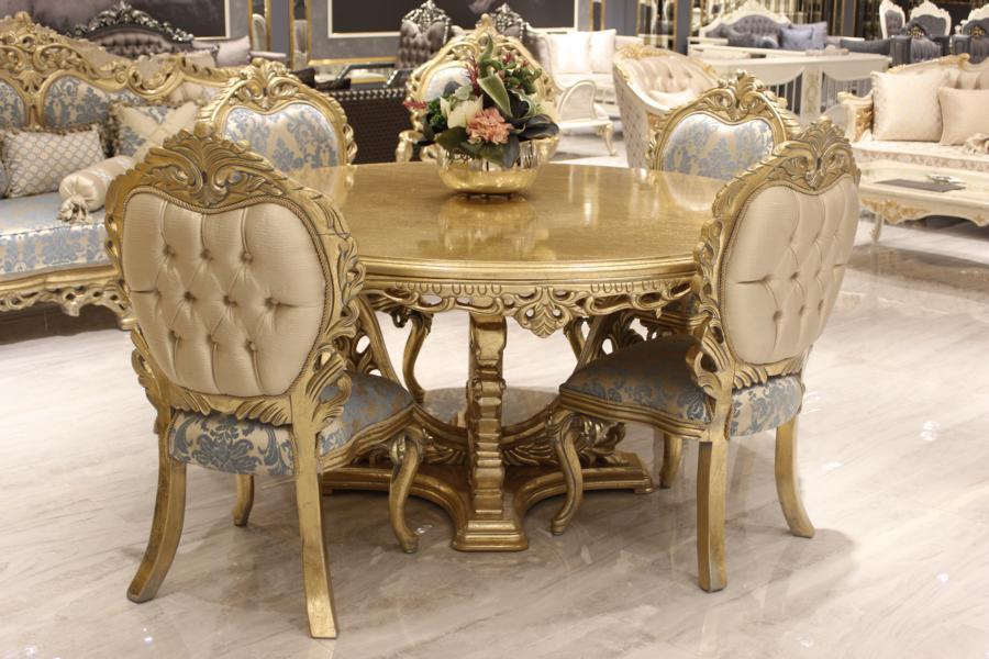 Esszimmer set 7tlg. Esstisch+6x Stühle Designer Holz Stuhl Garnitur Möbel