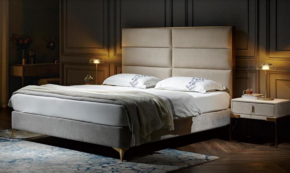 Bett Ehebett Design Luxus Luxur Polsterbett Designbett Textil Betten Doppelbett