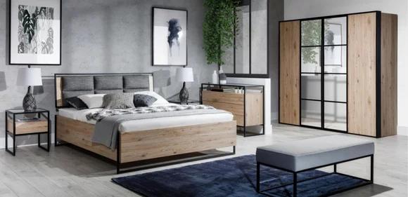 Loft Kommode Braun Holz Möbel Design Sideboard 120cm Anrichte Schrank