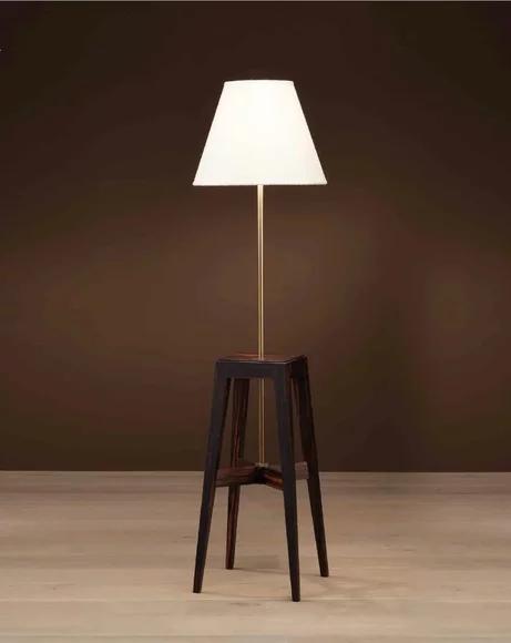 Leselampe Jugendstil Messing Oder Holz mit Metall Flur Lampe braune