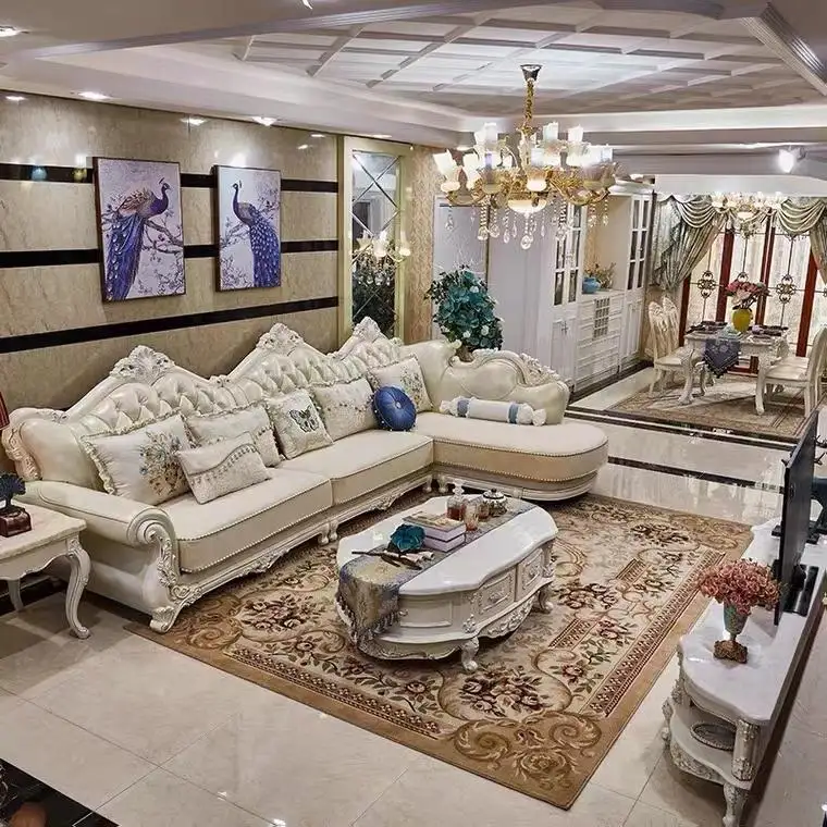 Ecksofa L-Form Sofa Wohnlandschaft Wohnzimmer Eckgarnitur Chesterfield