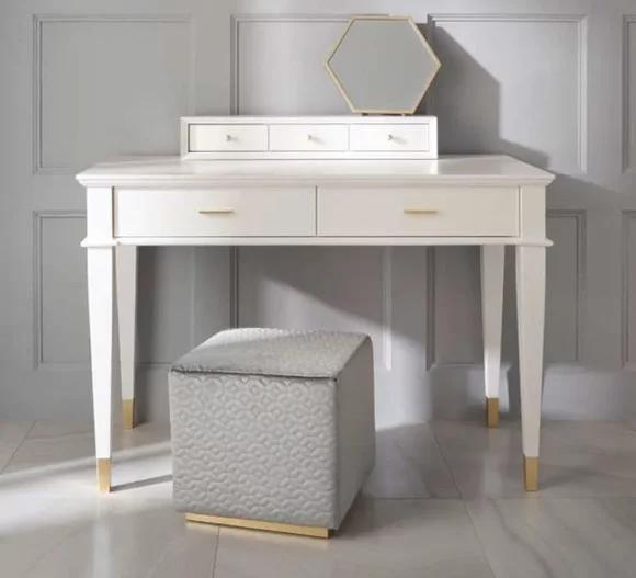 Schminktisch Konsolentisch Konsole Tisch Holz Luxus Schlafzimmer Weiß