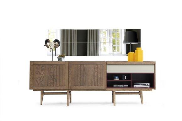 Sideboard Kommode Anrichte Holz Modern Braun Wohnzimmer Kommoden