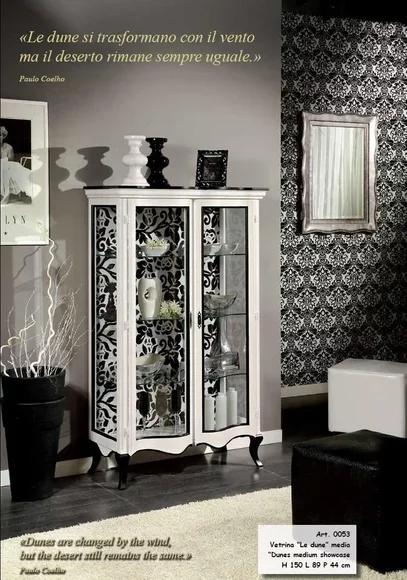 Luxus Holz Vitrine Anrichte Design Weiß Schränke Italienische Möbel
