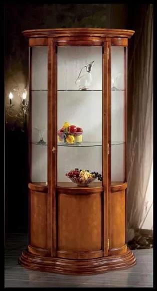 Glasschränke Luxus Sideboard Schränke Braun Vitrine Italienische Möbel