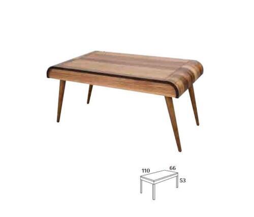 Couchtisch aus Holz Holzbeine Wohnzimmer Original Design Modell Neu