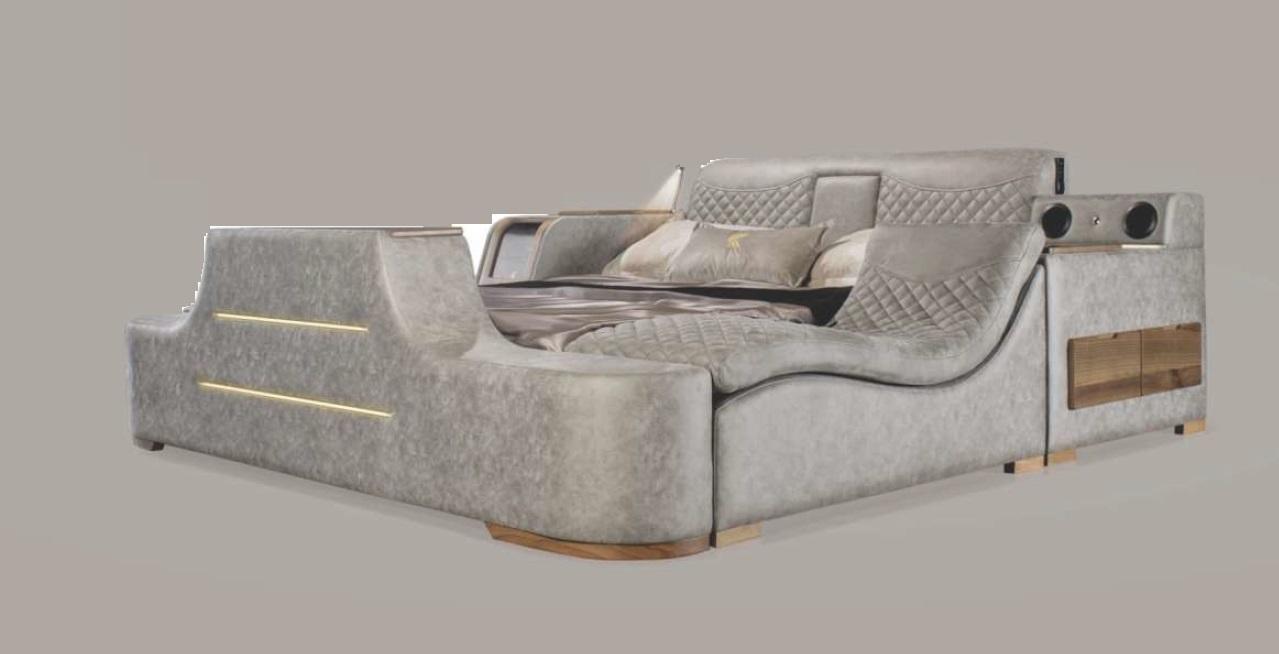Multifunktions Bett Regal Schrank USB Ladestation Lift TV
