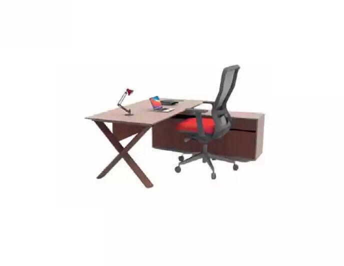 Schreibtisch Büromöbel Cheftisch Holzmöbel Designer Schreibarbeitsplatz