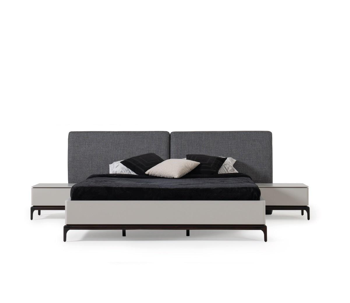 Luxus Loft Schlafzimmer Set Bett + 2x Nachttisch Hotel Betten Möbel