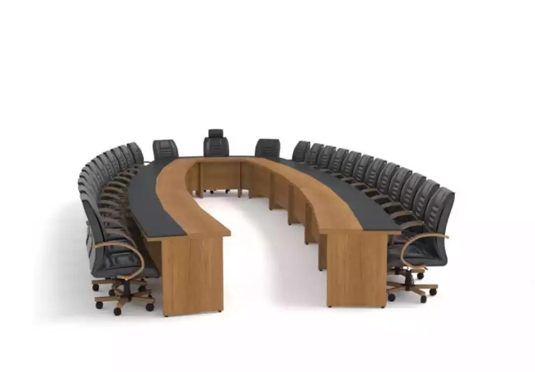 Großer Konferenztisch Büromöbel Arbeitszimmer Tisch 830cm xxl