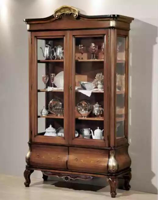 Luxus Vitrine Ausgefallene Möbel Schrank Vitrinen Glas Holz Schränke