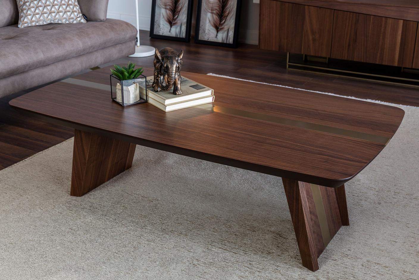 Couchtisch Beistelltisch Kaffetisch Holztisch Holz Braun Wohnzimmer Neu
