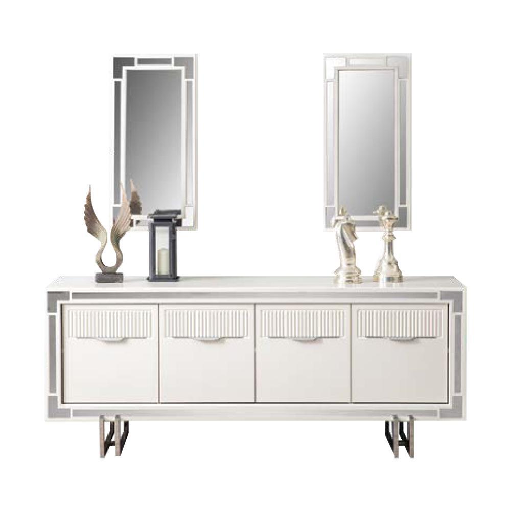 Anrichte Sideboard Weiß Schrank Kommode Holzschrank Holz Esszimmer