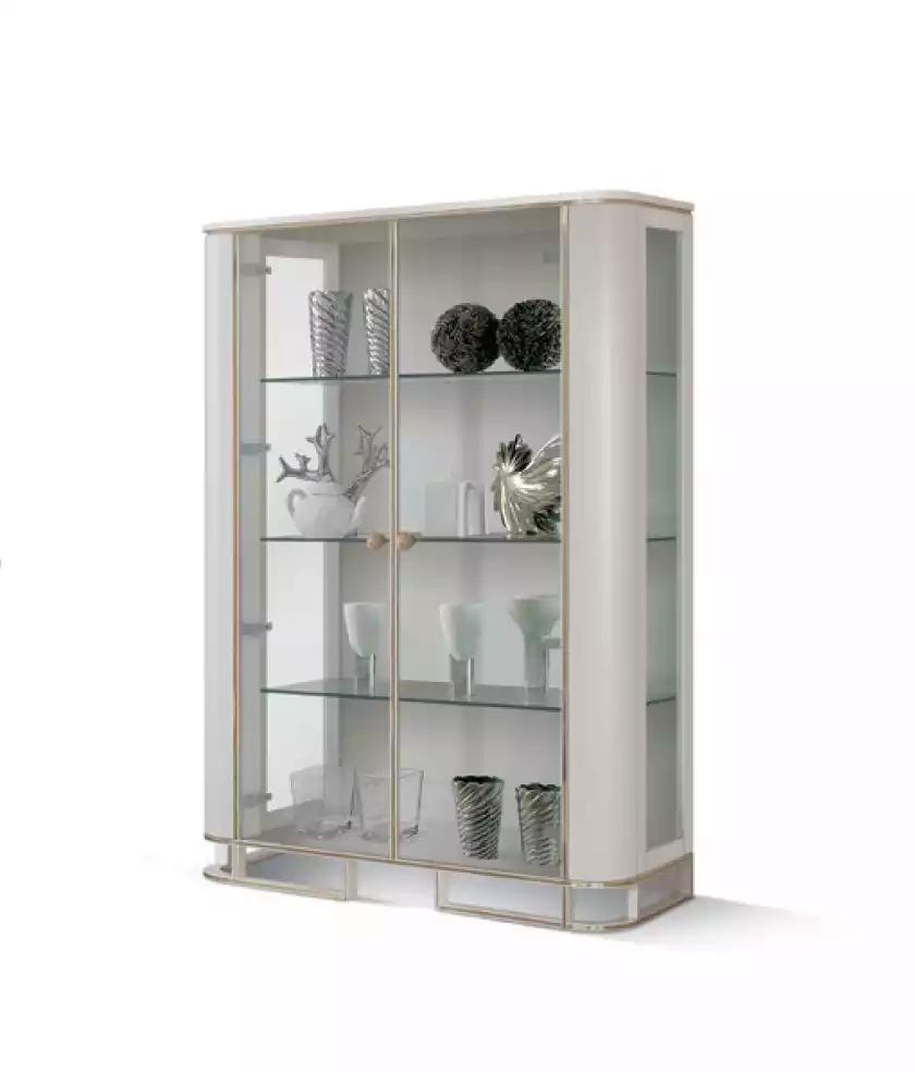 Vitrine Möbel Holz Weiß Luxus Vitrineschrank Design Italienische Möbel