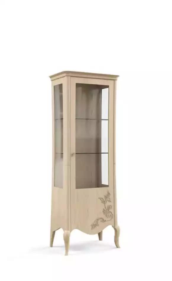 Italienische Luxus Möbel Vitrine Wohnzimmer Glas Designer Schrank Neu