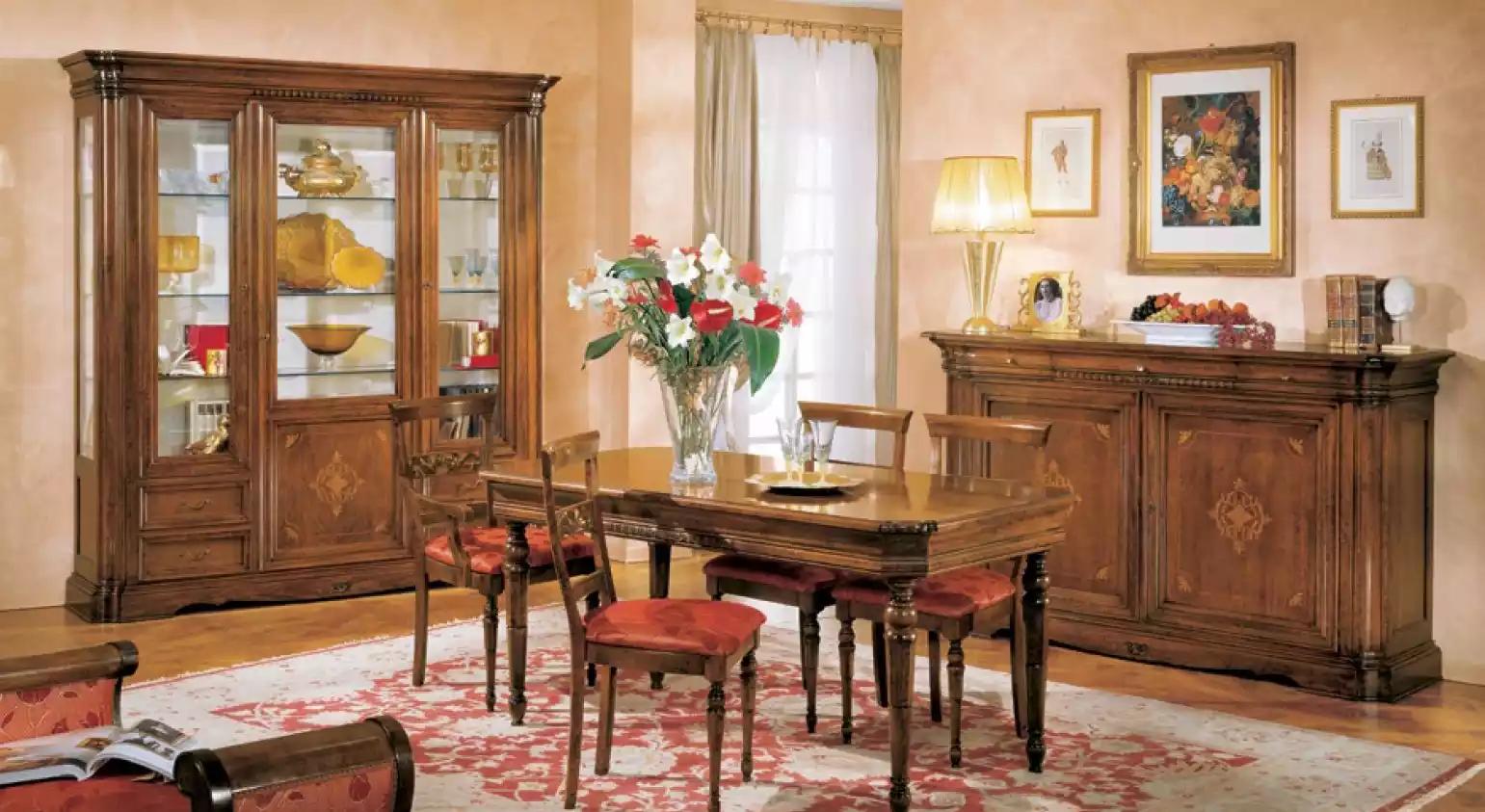 Esstisch 4x Stühle Garnitur Essgruppe Sideboard Tisch Set Esstisch 7tlg.