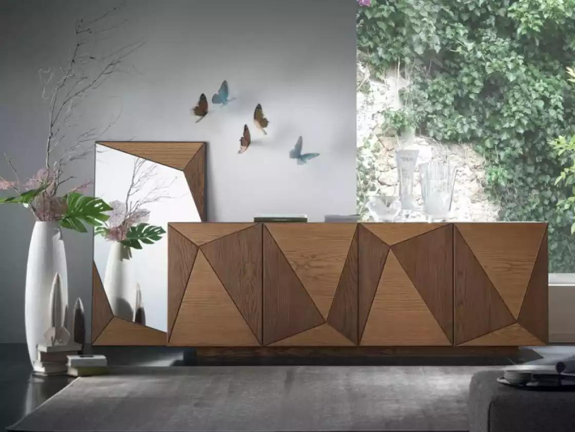 Kommode Sideboard Wohnzimmer Holzschrank Schrank Holz Italien Anrichte