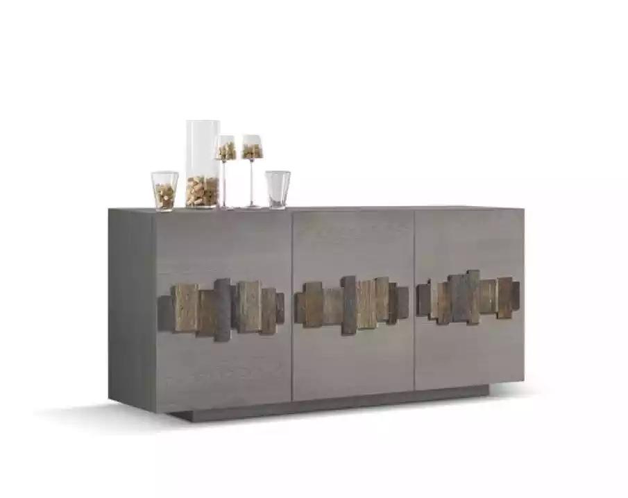 Kommode Sideboard Massiv Holz Schrank Möbel Kommoden Anrichte Grau