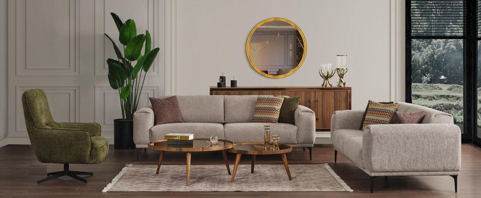 Wohnzimmer Couchgarnitur Designer Set 3+2+1 Sitzer Luxus Polster Möbel