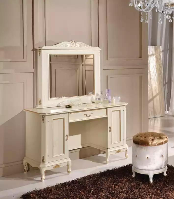 Schminktisch Spiegel Luxus Schlafzimmer Holz Klassischе Design Neu