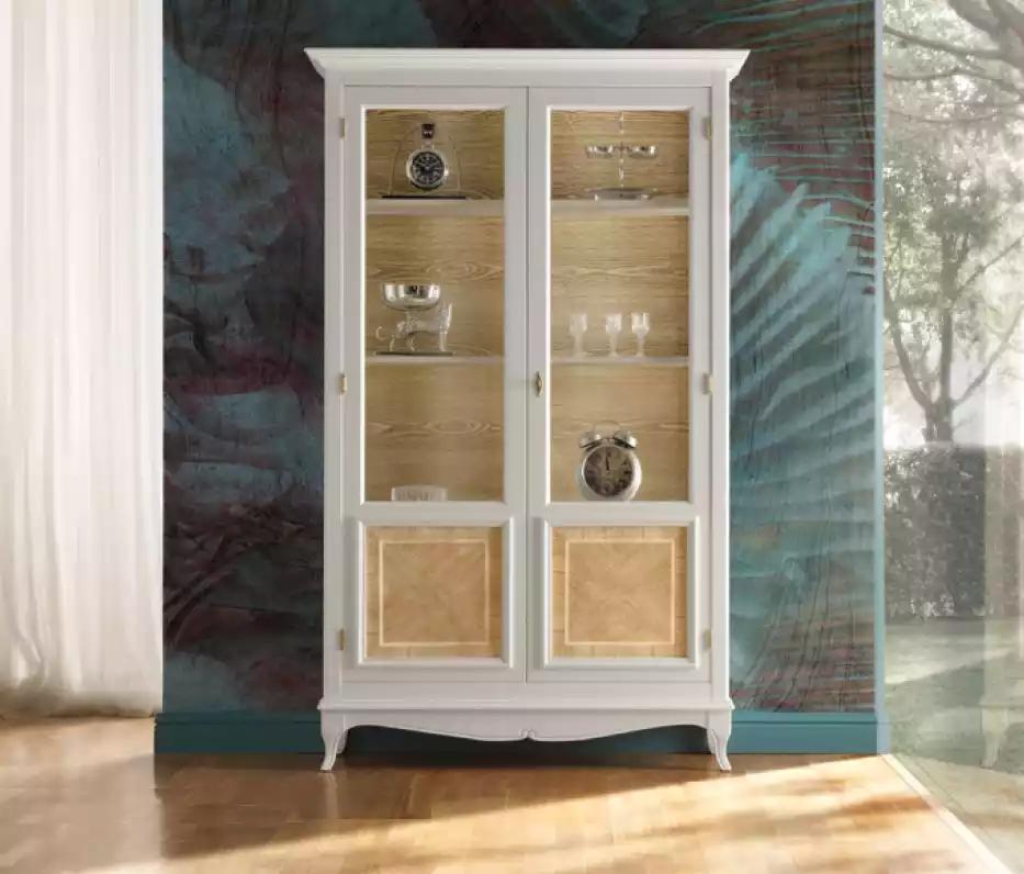 Luxus Vitrine Holz Schrank Esszimmer Klassischе Design Neu Möbel