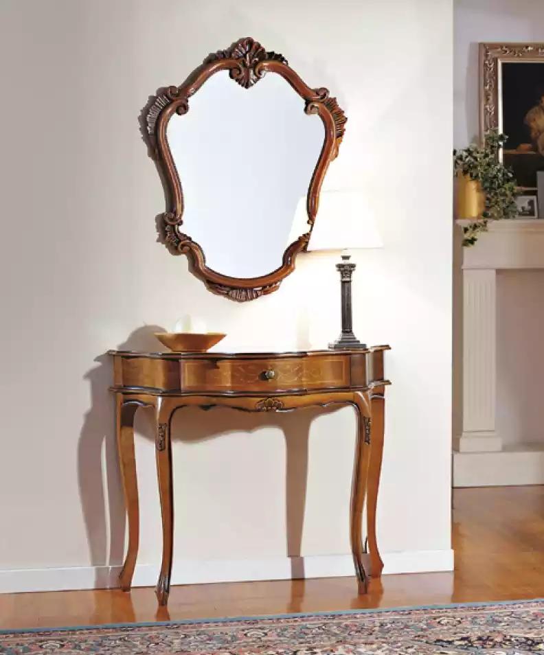 Konsolentisch mit Spiegel Sideboard Klassischer Einrichtung Möbel