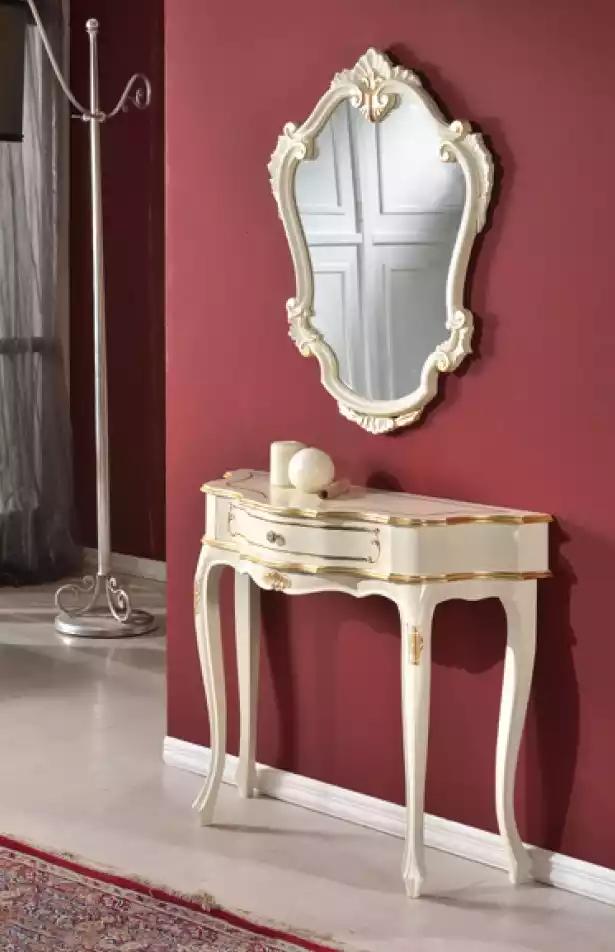 Designer Luxus Konsole Tisch Holz Einrichtung Luxus Klassischer