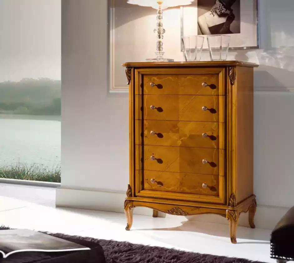 Luxus Kommode Schlafzimmer Holz Italienische Stil Möbel Designer
