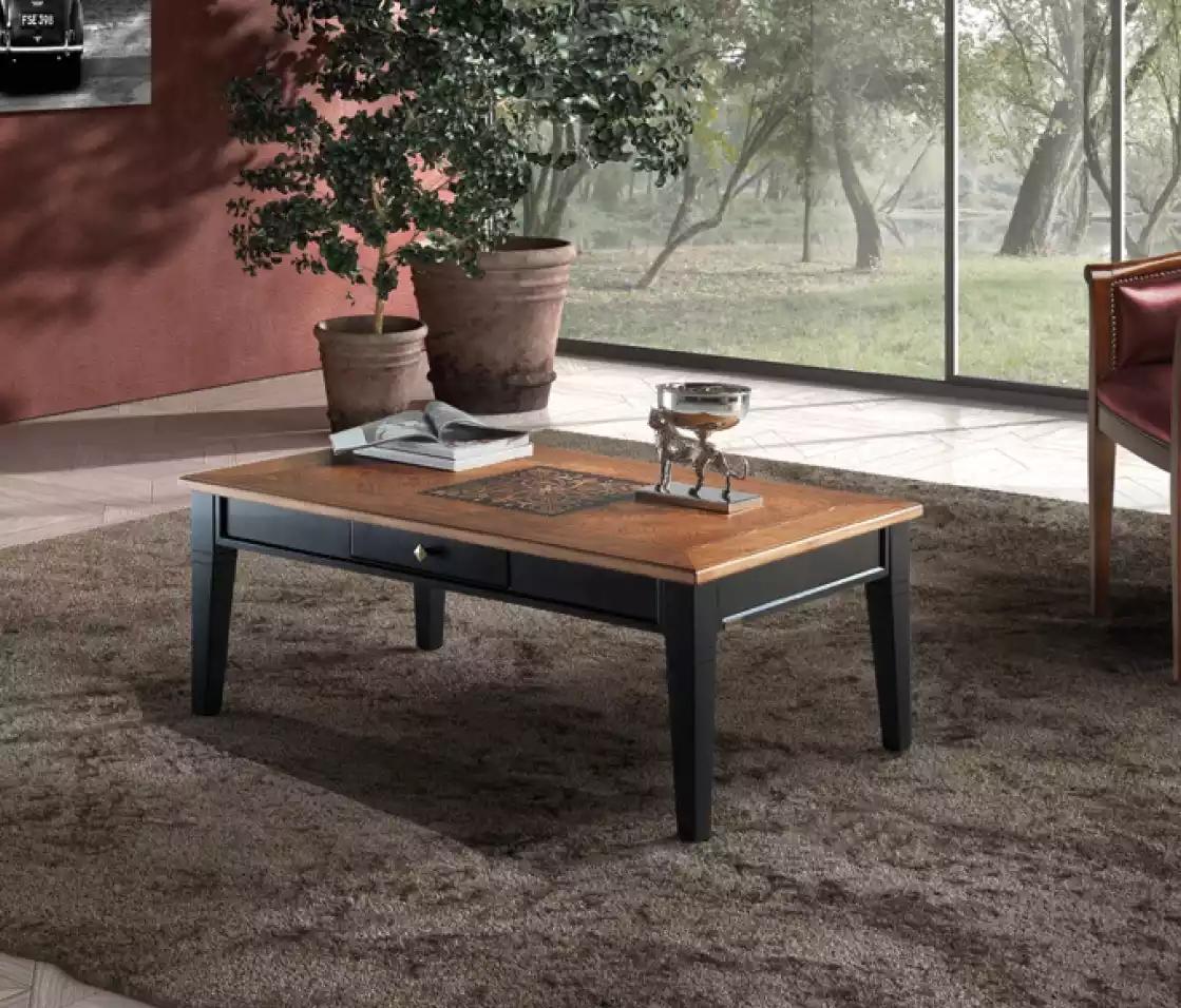 Couchtisch Wohnzimmer Italienische Möbel Stil Klassischer Holz Tisch