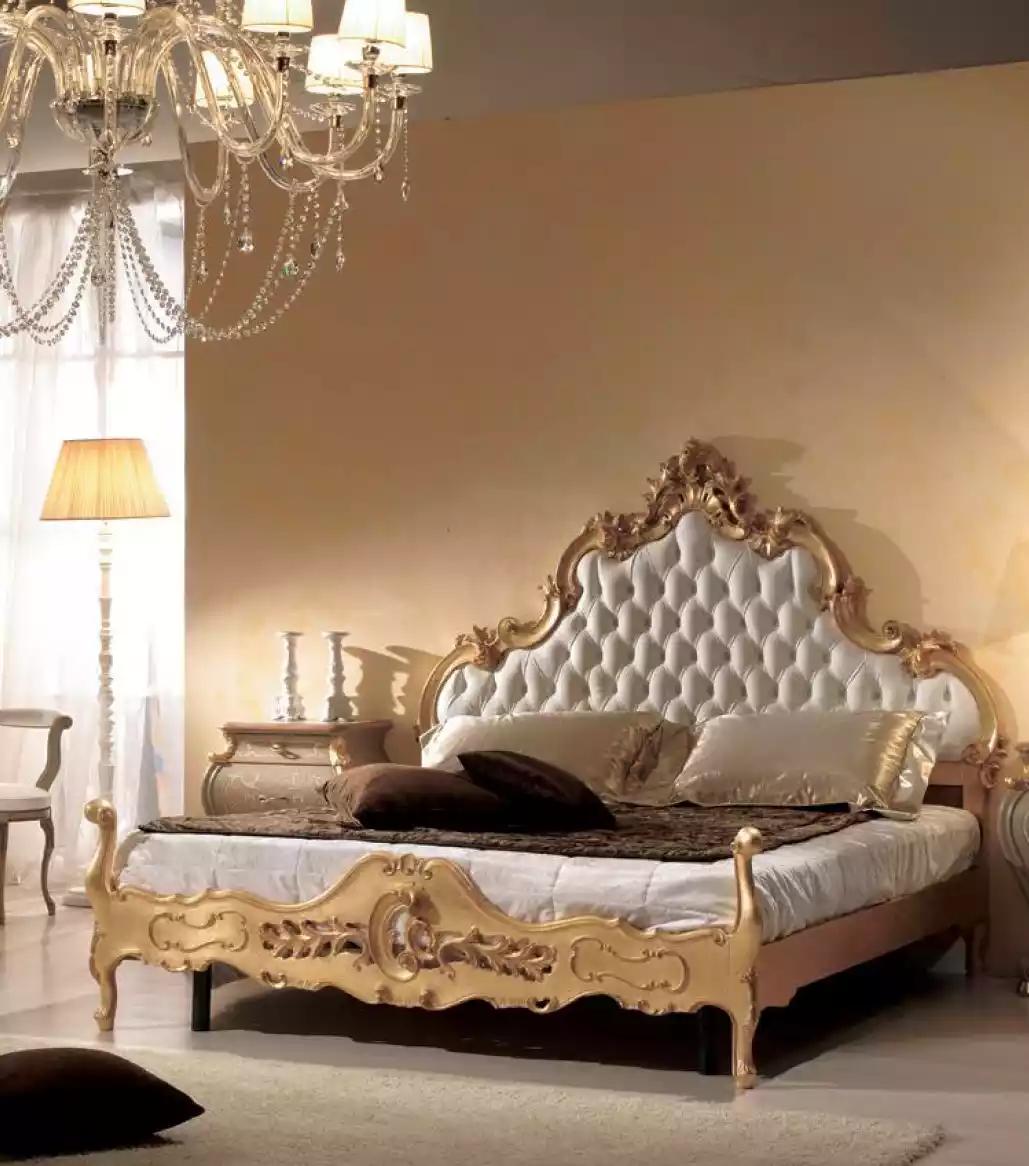 Bett Polsterung Design Luxus double Chesterfield 180x200 Hotelbetten