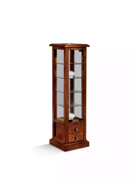 Vitrinen Glas Schrank Echtholz Vitrine Wohnzimmer Möbel Anrichte Neu