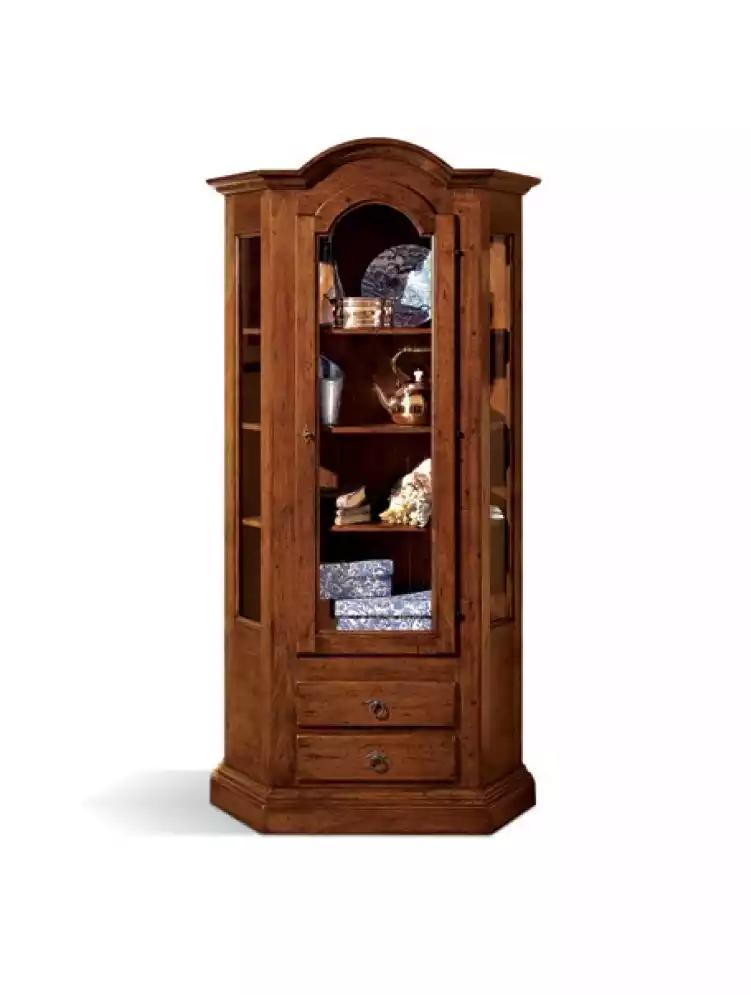 Schränke Vitrine Möbel Holz Luxus Glas Schrank Holz Regal Wohnzimmer