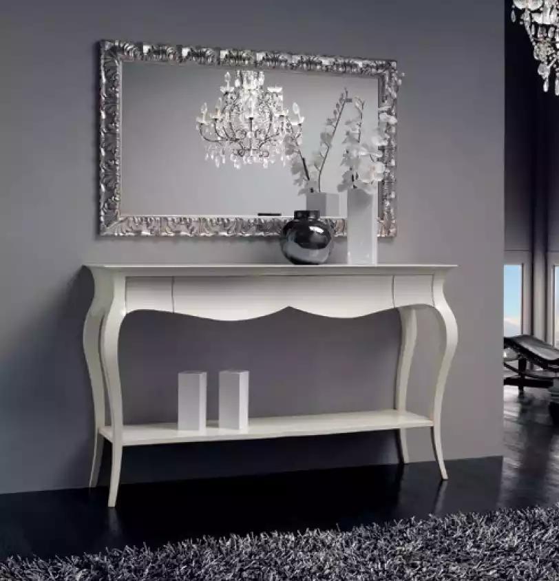Konsolentisch Designer Holz Tisch Konsole Schmink Tische Möbel Weiß
