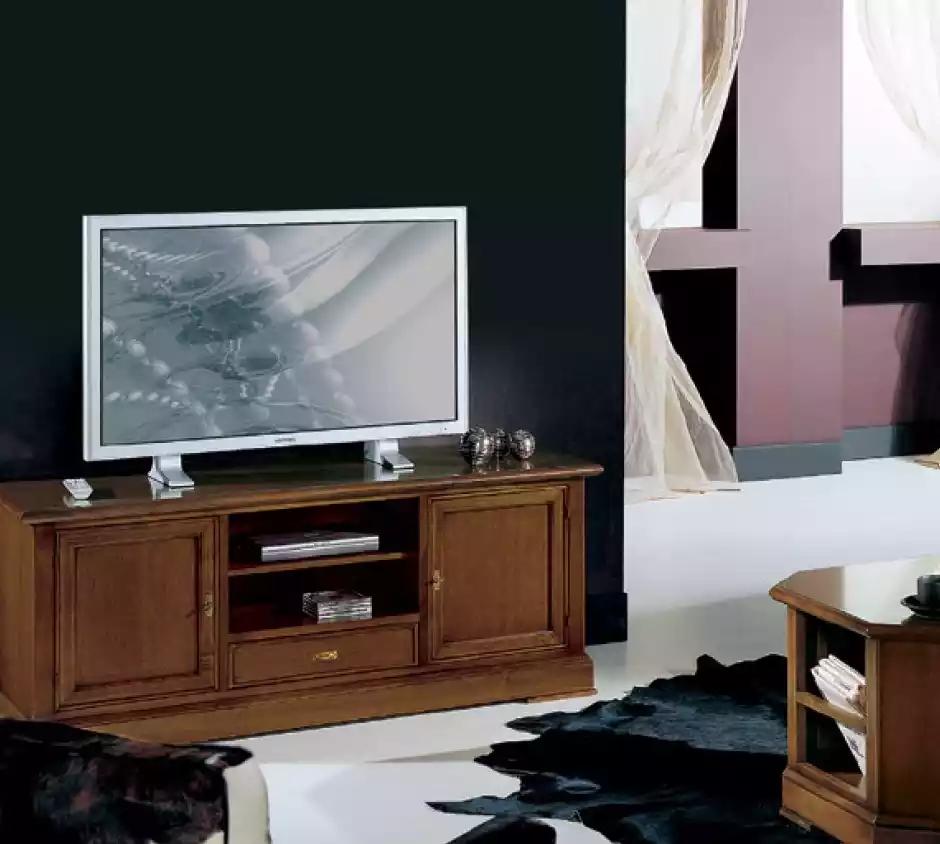 TV Ständer rtv Sideboard Tisch Holz Wohnzimmer Braun Möbel Fernseh