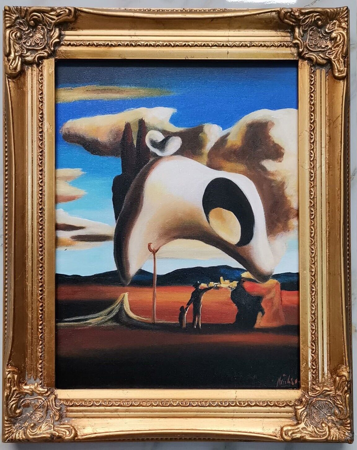 Ölbild Salvador Dali Atavistische überreste nach dem Regen Leinwand SOFORT