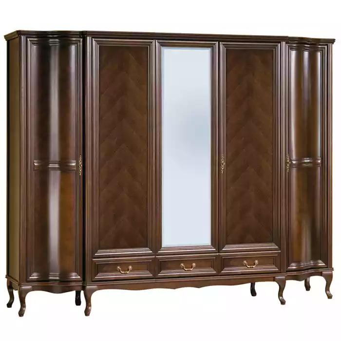 Kleiderschrank Schlafzimmer Holz Schrank Art déco Stil Barock Schränke