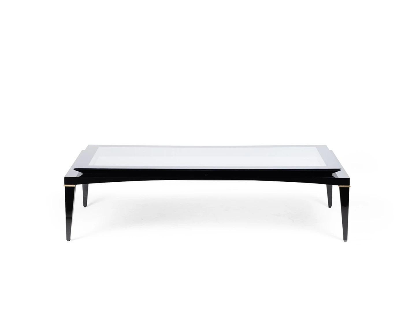Schwarz Couchtisch Wohnzimmer Luxus Design Möbel Kaffeetisch Tisch Neu