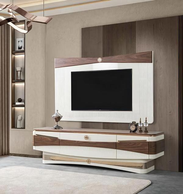 rtv Sideboard tv schrank wand luxus wohnwände mit tv paneel ständer lowboard