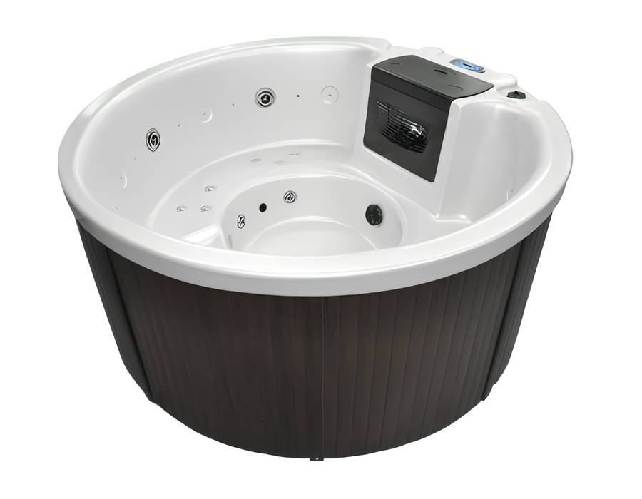 Outdoor-Spa Whirlpool Whirlwanne Außenwhirlpool Hydromassagewanne 180x180 cm