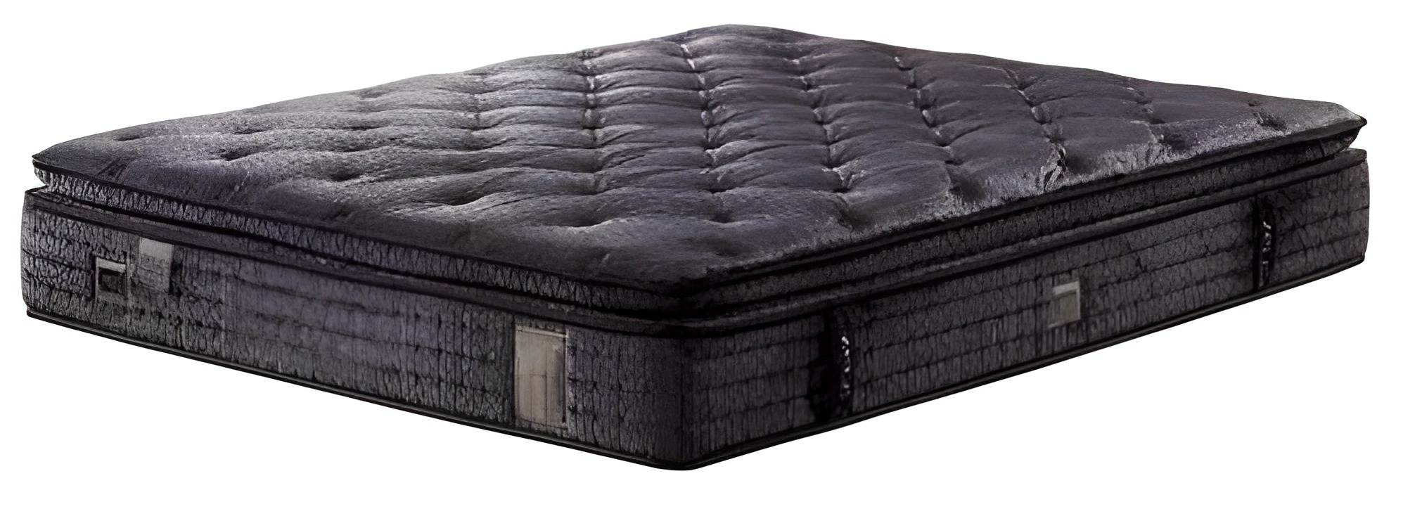 Braune Matratze aus Textil mit elegantem Design für komfortablen