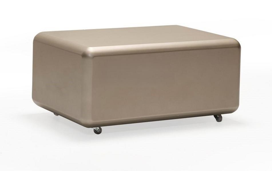 Beiger Holz-Couchtisch im modernen Design