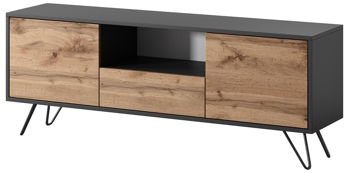 TV-Schrank Medienmöbel TV-Lowboard Fernsehkommode Medienkonsole