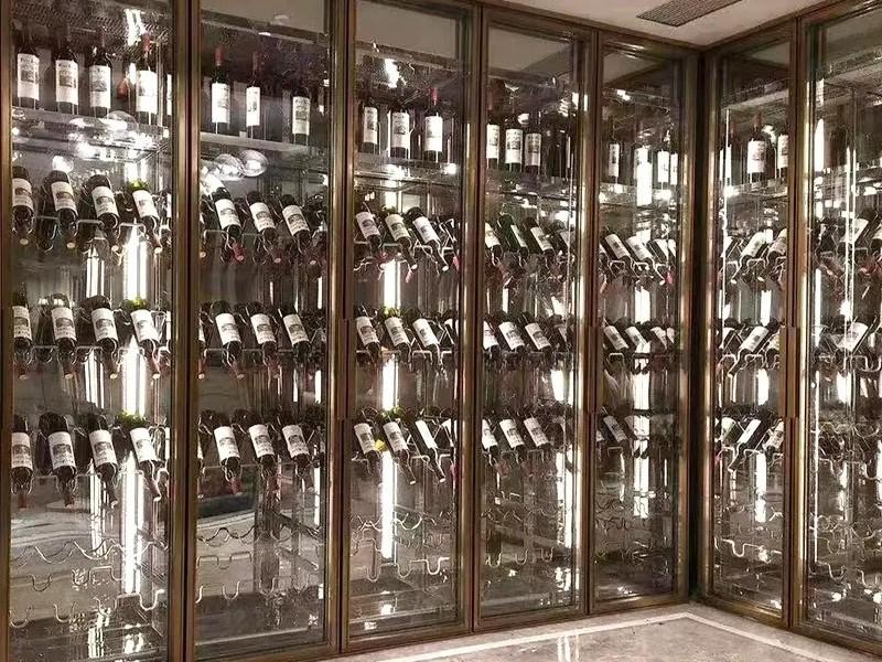 Weinschrank Weinkühlschrank Schaukasten Weinmöbel Schrankvitrine