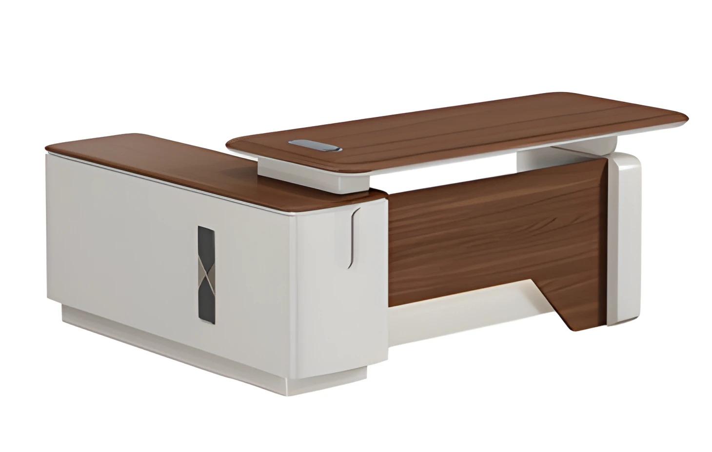 Eckschreibtisch Büro Tisch Office modern Holz Arbeitszimmer