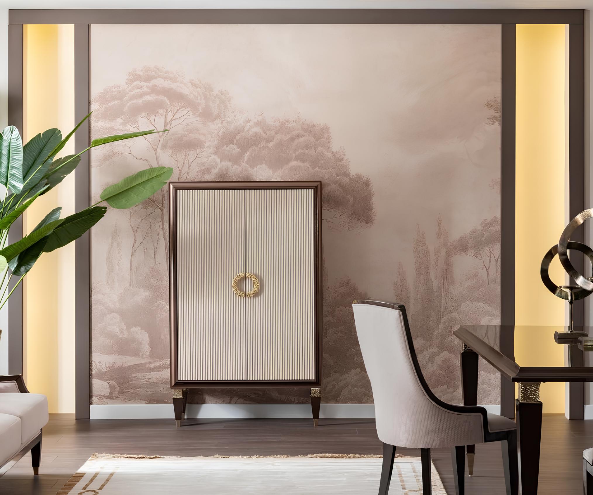 Eleganter Vitrine mit viel Stauraum für ein stilvolles Zuhause