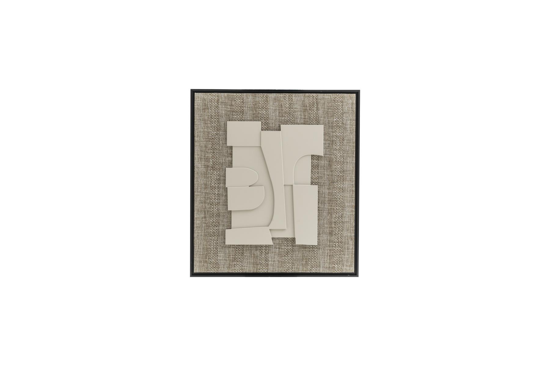 Beiges Holz Gemälde modern elegant für Wohn- und Büroumgebung