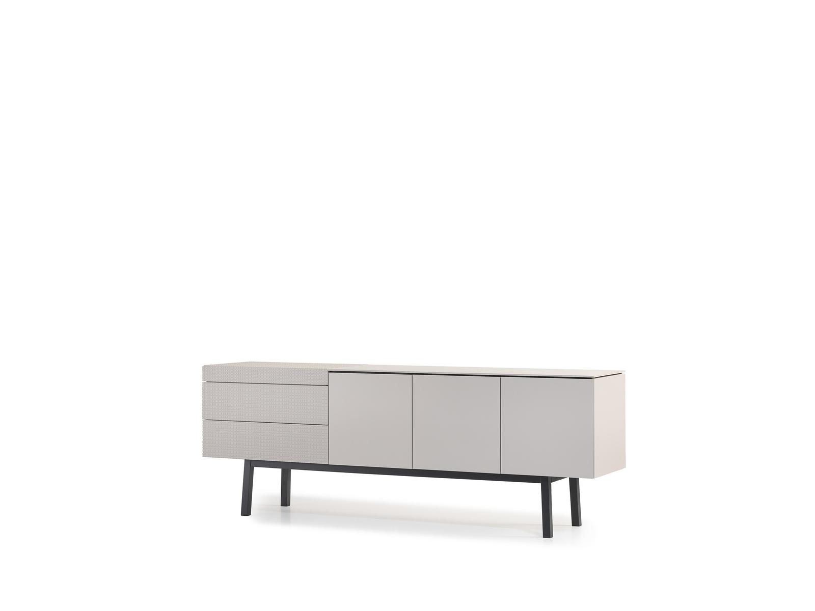 Elegantes Beiges Sideboard aus Holz mit modernem Design