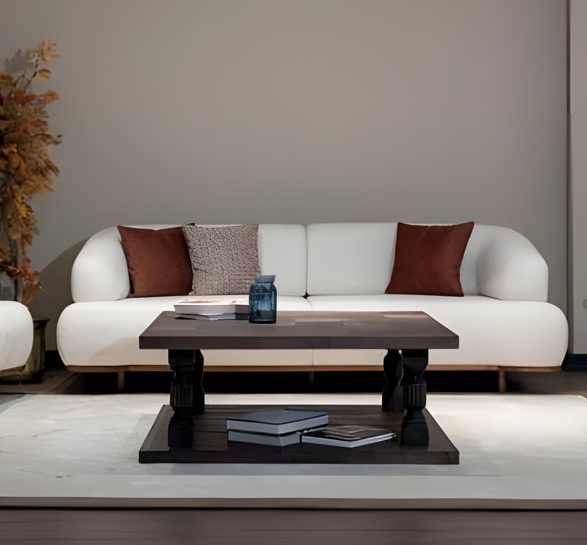 Sofa Couch Dreisitzer Wohnlandschaft Modern Komfort Elegant