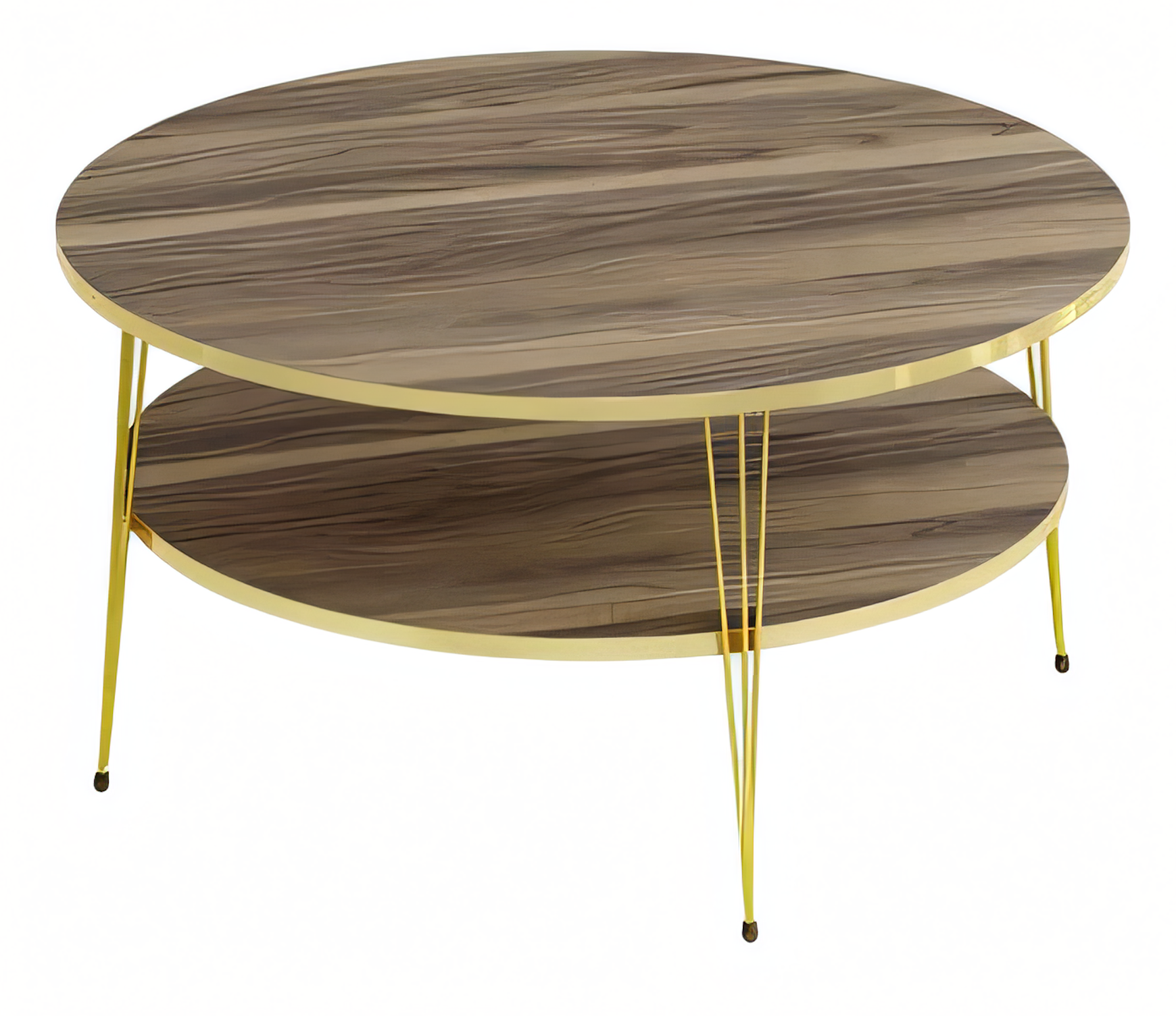 Moderner brauner Couchtisch aus Holz