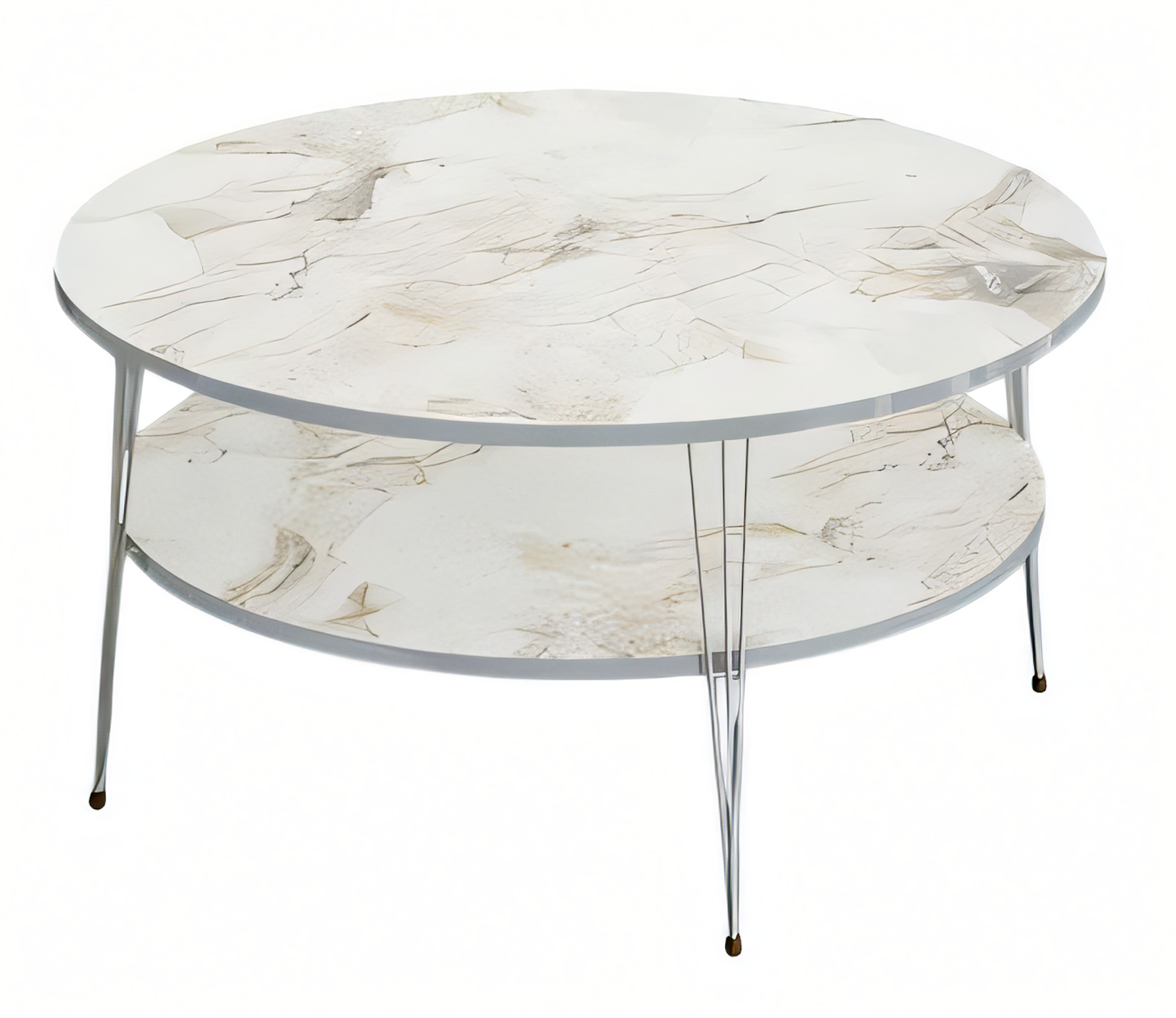 Moderner mehrfarbiger Couchtisch aus Holz